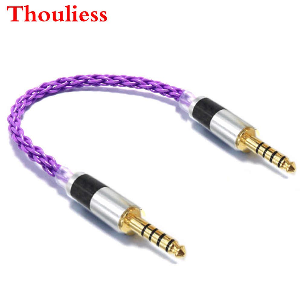 4.4mm male to 4.4mm cable Single Crystal Copper Silver Plated