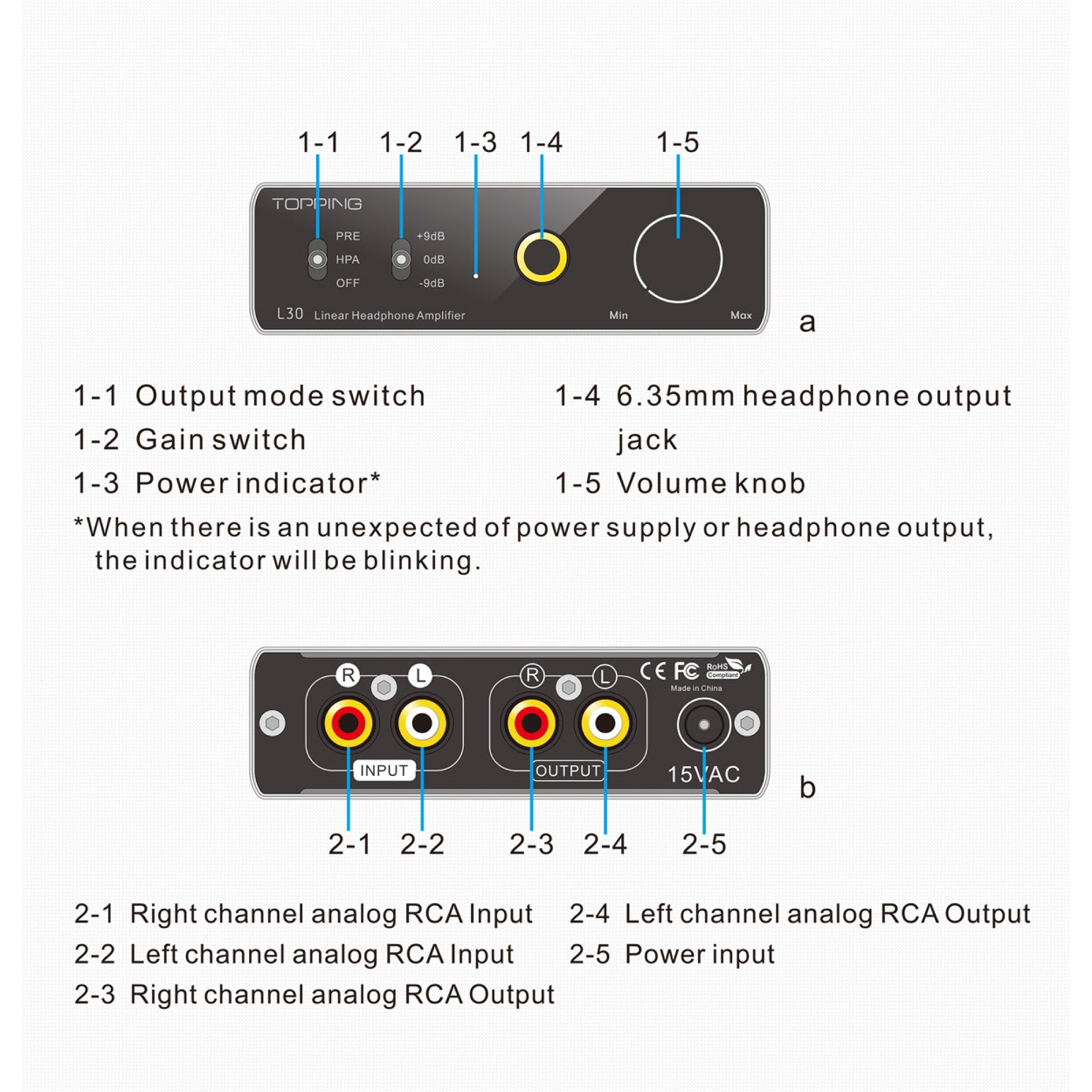 TOPPING L30 Headphone Amplifier