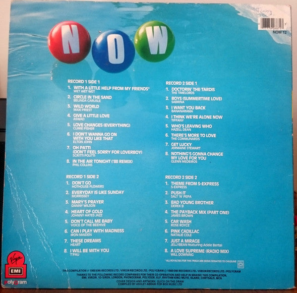 Various – Now That's What I Call Music 12 (Used) (Mint Condition) 2 Discs