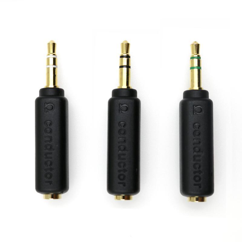 DUNU Earphone Impedance Plug Jack/Adapter Converter 75 Ohm /150 Ohm / 200 Ohm