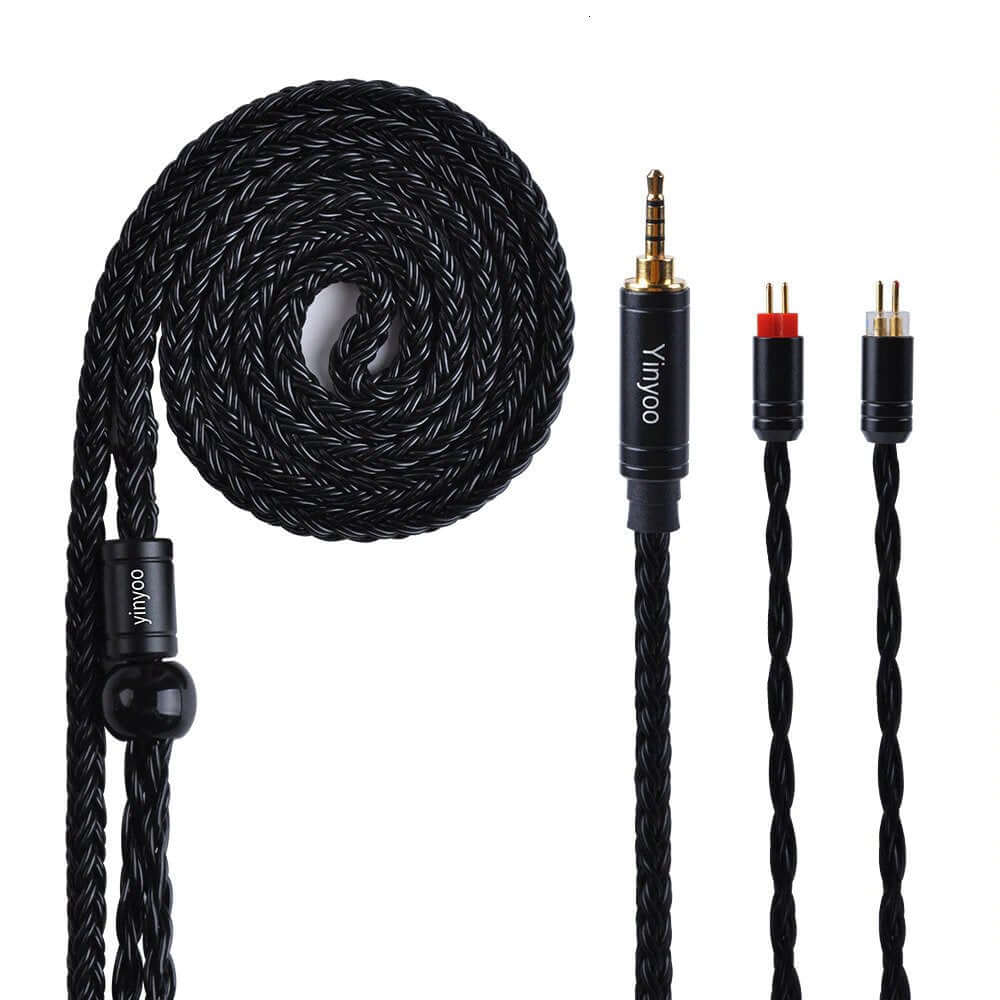 Yinyoo 16 Core Silver Plated Cable 3.5mm Balanced Cable With MMCX/2pin/QDC For BLON BL-03