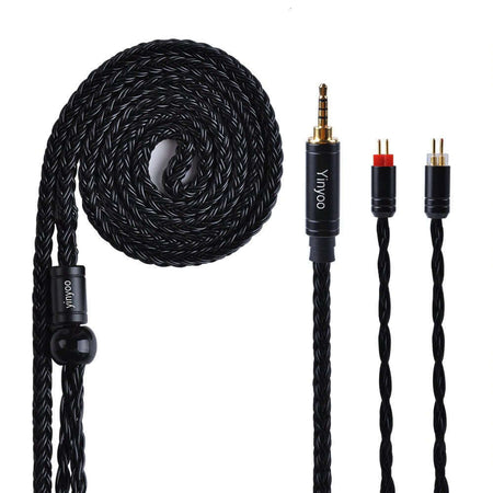 Yinyoo 16 Core Silver Plated Cable 3.5mm Balanced Cable With MMCX/2pin/QDC For BLON BL-03