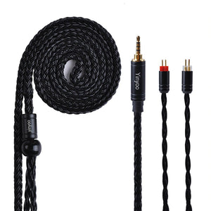 Yinyoo 16 Core Silver Plated Cable 3.5mm Balanced Cable With MMCX/2pin/QDC For BLON BL-03 - Gears For Ears