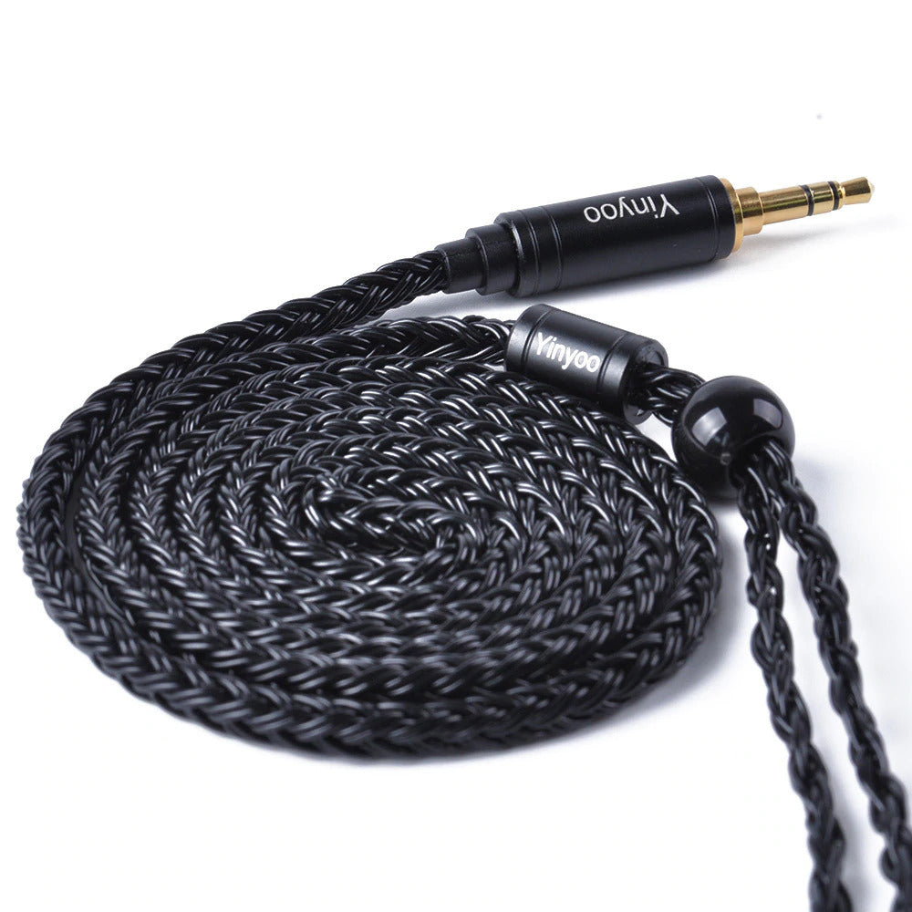 Yinyoo 16 Core Silver Plated Cable 3.5mm Balanced Cable With MMCX/2pin/QDC For BLON BL-03 - Gears For Ears
