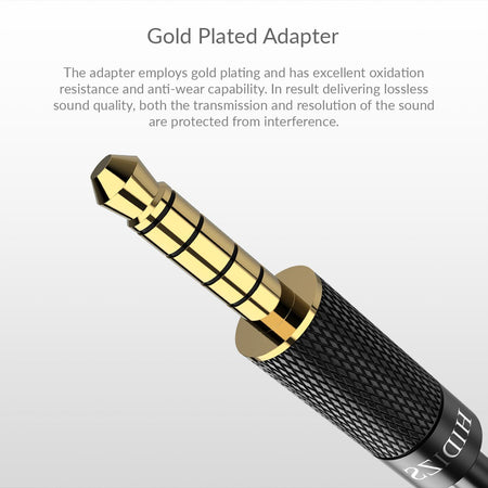Hidizs BH4.4-Adapter4.4 mm Male to 2.5 mm Female Balanced Adapter